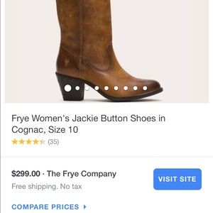 Frye Jackie button tall boot